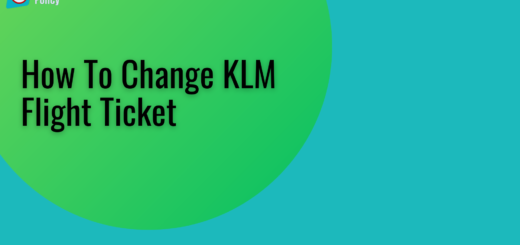 How To Change KLM Flight Ticket