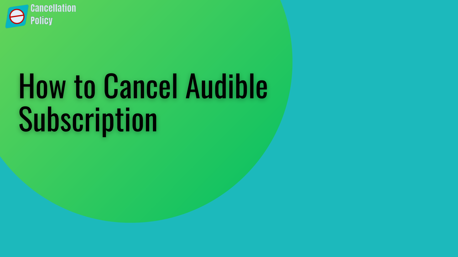 How to Cancel Audible Subscription