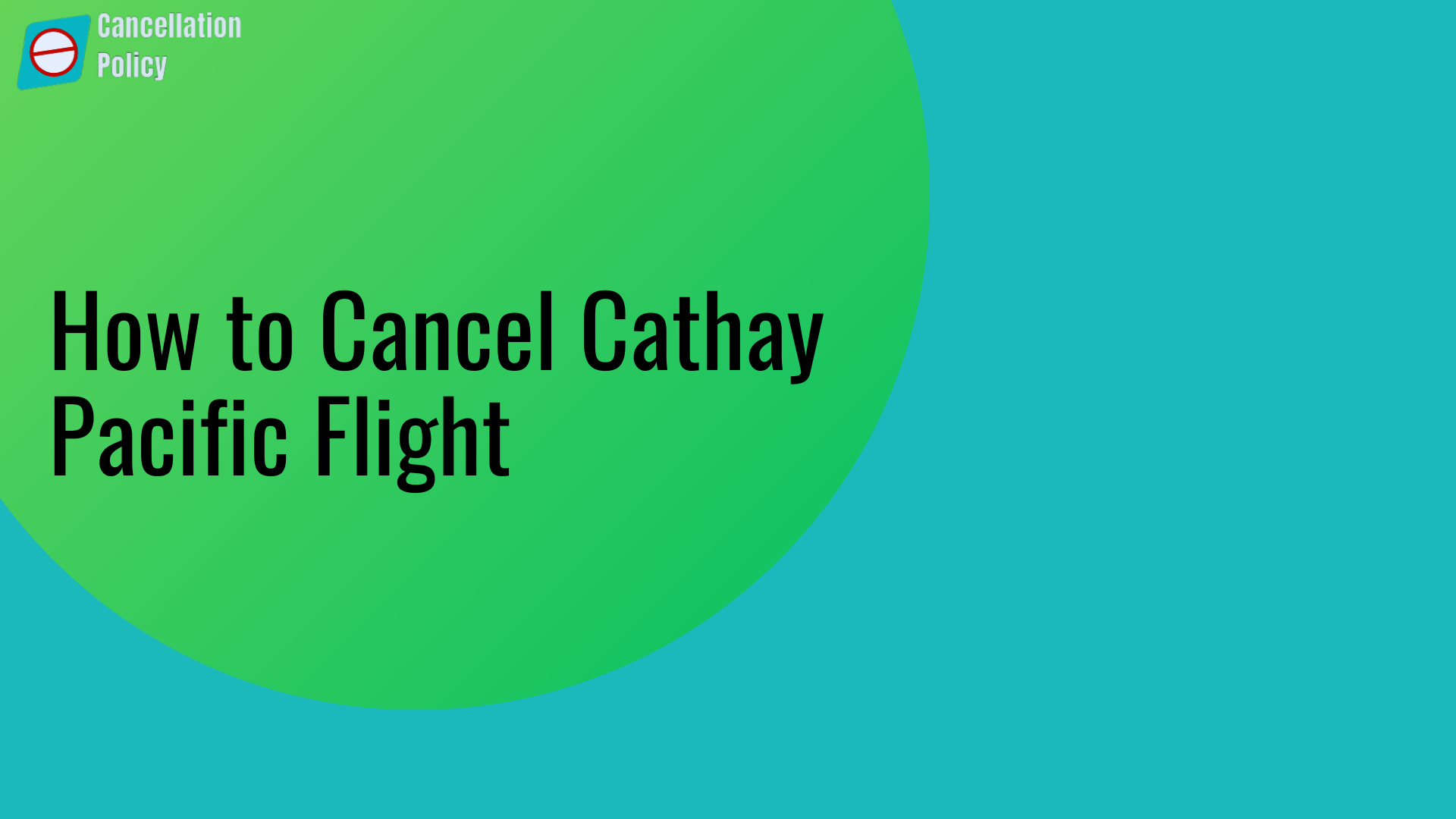 Cancel Cathay Pacific Flight