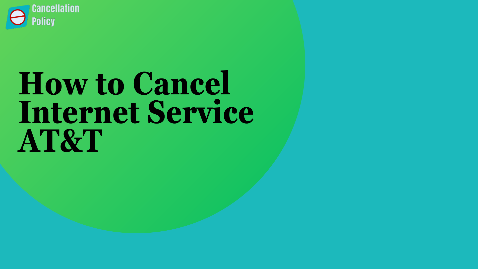 How to Cancel Internet Service AT&T